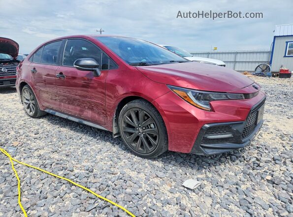 5YFS4MCE9NP102860 2022 TOYOTA COROLLA Red Передня права чверть