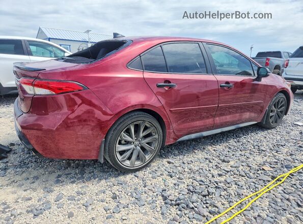 5YFS4MCE9NP102860 2022 TOYOTA COROLLA Red Задня права чверть