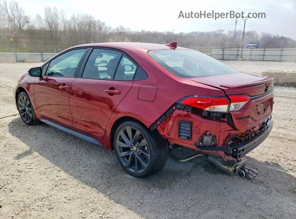 5YFS4MCE9TP263254 2026 TOYOTA COROLLA Burgundy Задня ліва чверть
