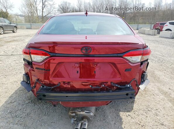 5YFS4MCE9TP263254 2026 TOYOTA COROLLA Burgundy Вид ззаду