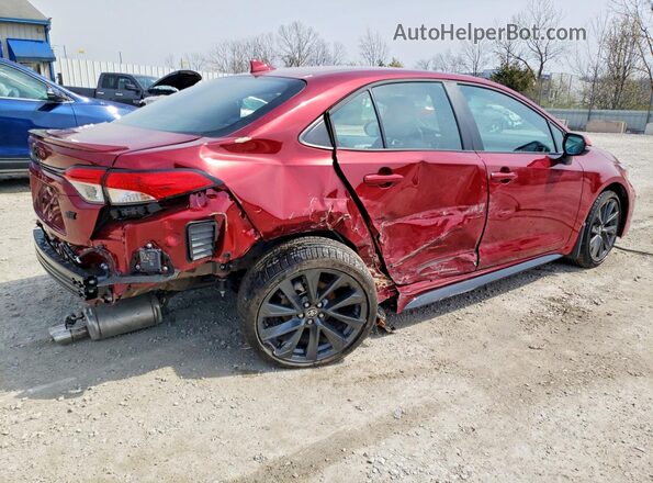 5YFS4MCE9TP263254 2026 TOYOTA COROLLA Burgundy Задня права чверть