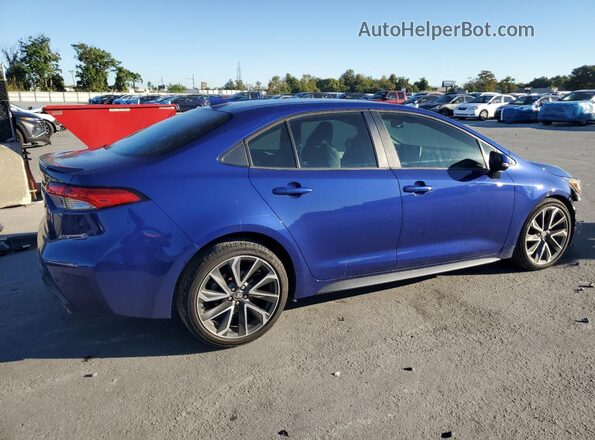 5YFS4MCEXMP062447 2021 TOYOTA COROLLA Blue უკანა მარჯვენა