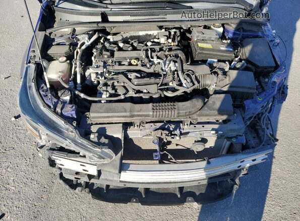 5YFS4MCEXMP062447 2021 TOYOTA COROLLA Blue უკანა სალონის ხედი