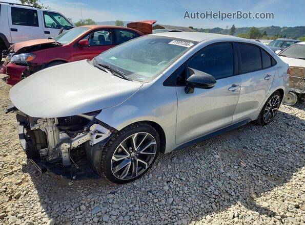 5YFS4RCE0LP020218 2020 TOYOTA COROLLA Silver Przód lewy