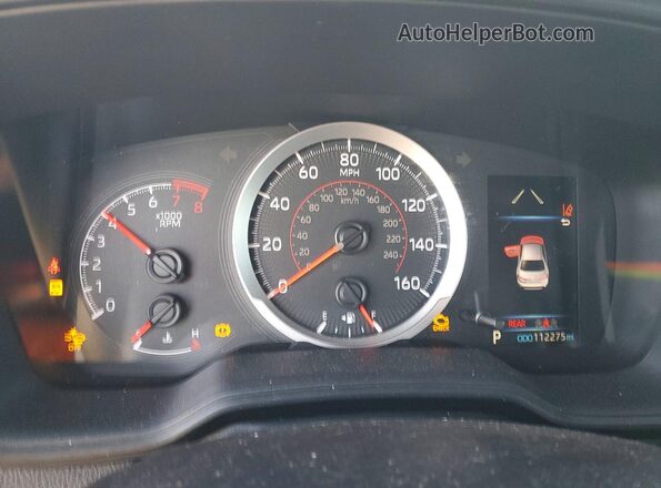 5YFS4RCE0LP028710 2020 TOYOTA COROLLA Silver Вид щитка приладів