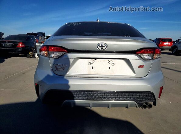 5YFS4RCE0LP028710 2020 TOYOTA COROLLA Silver Вид ззаду