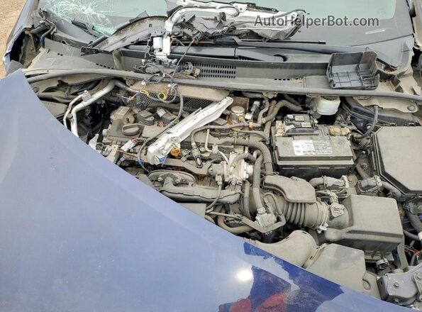 5YFS4RCE0LP044972 2020 TOYOTA COROLLA Синий Вид задней части салона