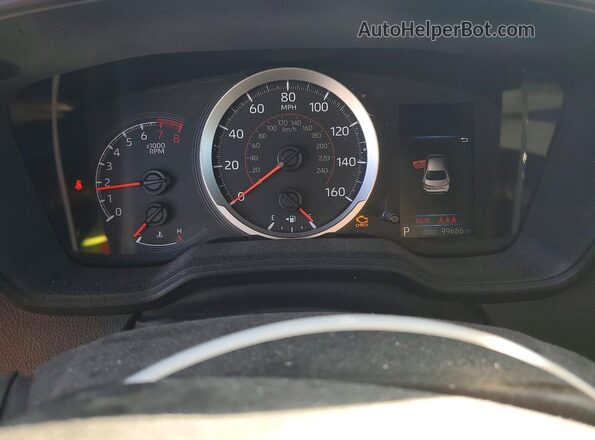 5YFS4RCE3LP039488 2020 TOYOTA COROLLA Gray ხელსაწყოთა პანელის ხედი