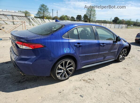 5YFS4RCE4LP018407 2020 TOYOTA COROLLA Blue Rear right