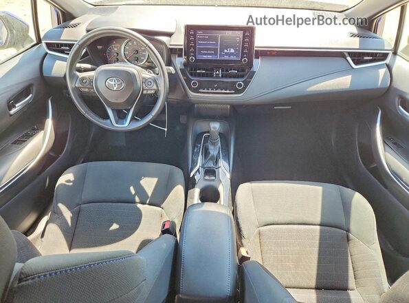 5YFS4RCE4LP018407 2020 TOYOTA COROLLA Blue Dashboard view