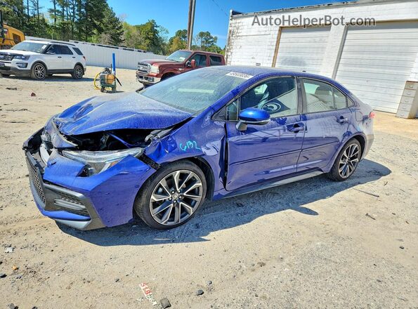 5YFS4RCE4LP018407 2020 TOYOTA COROLLA Blue Front left