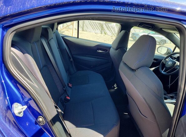 5YFS4RCE4LP018407 2020 TOYOTA COROLLA Blue Rear seats view