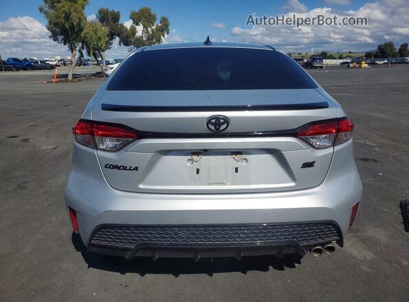 5YFS4RCE9LP050012 2020 TOYOTA COROLLA Silver Rear view