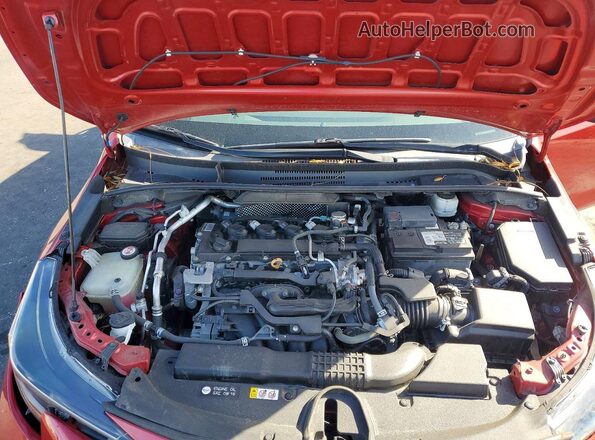 5YFS4RCEXLP023272 2020 TOYOTA COROLLA Red უკანა სალონის ხედი