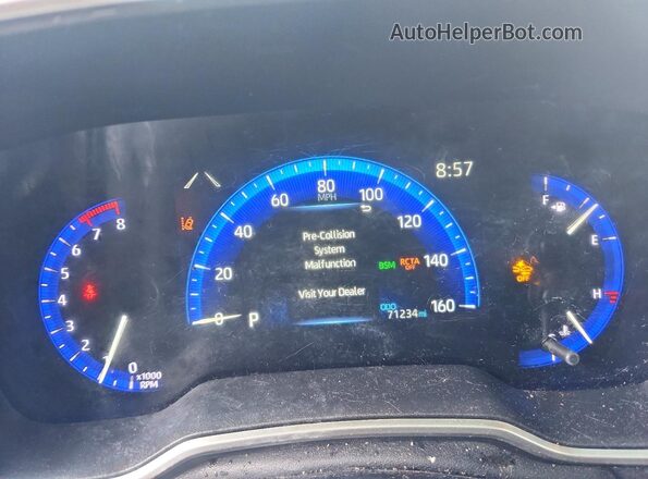 5YFT4MCE2NP120492 2022 TOYOTA LL Gray Widok zestawu wskaźników