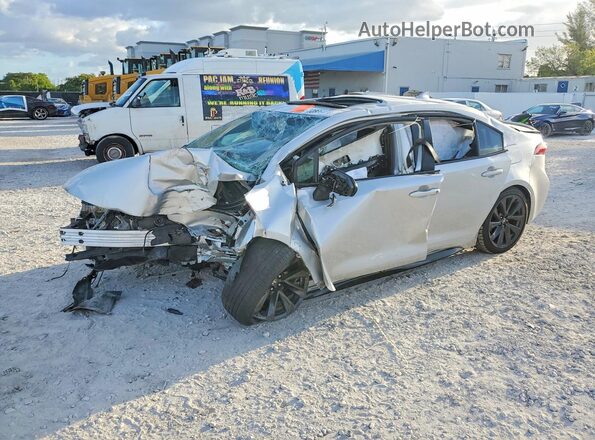 5YFT4MCE2PP166147 2023 TOYOTA COROLLA Silver Przód lewy