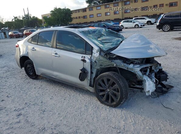 5YFT4MCE2PP166147 2023 TOYOTA COROLLA Silver Przód prawy