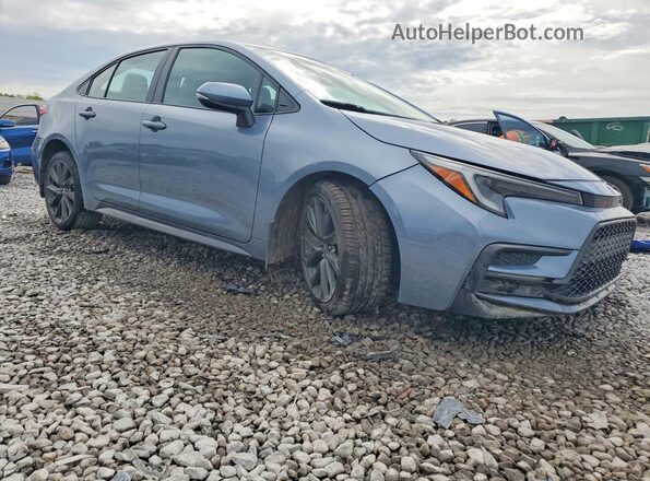 5YFT4MCE2RP212918 2024 TOYOTA COROLLA Синий Передняя правая четверть