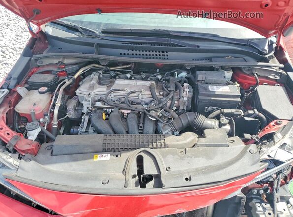 5YFVPMAE1MP245341 2021 TOYOTA COROLLA Red Вид задньої частини салону