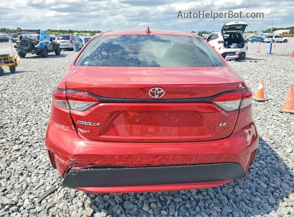 5YFVPMAE1MP245341 2021 TOYOTA COROLLA Red Вид ззаду