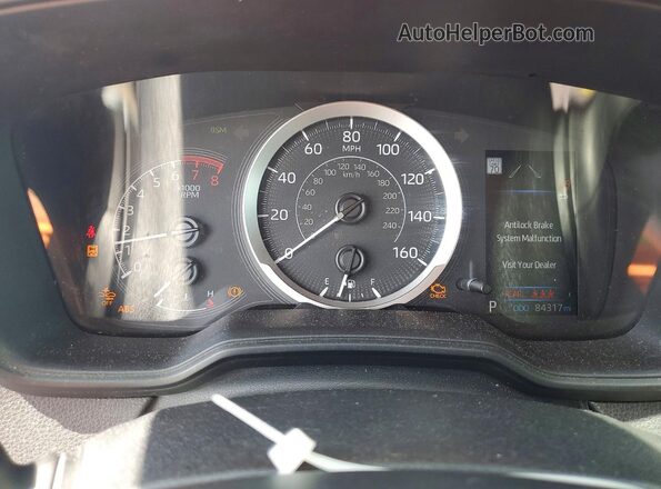 5YFVPMAE1MP245341 2021 TOYOTA COROLLA Red Вид щитка приладів