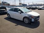 2021 Toyota Corolla Le White vin: 5YFVPMAE7MP178907