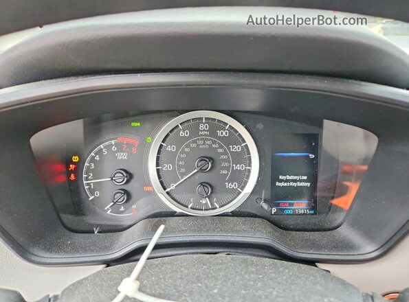 5YFVPMAE8NP295056 2022 TOYOTA COROLLA Серый Вид щитка приборов