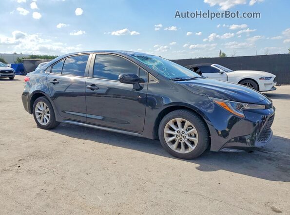 5YFVPMAEXNP321785 2022 TOYOTA COROLLA Черный Передняя правая четверть