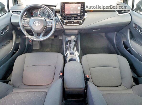 5YFVPMAEXNP321785 2022 TOYOTA COROLLA Черный Вид панели приборов