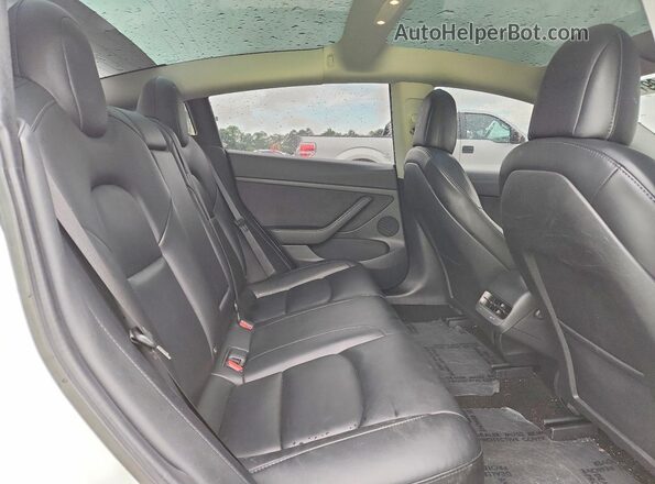 5YJ3E1EA2MF016665 2021 TESLA MODEL Белый Вид задних сидений