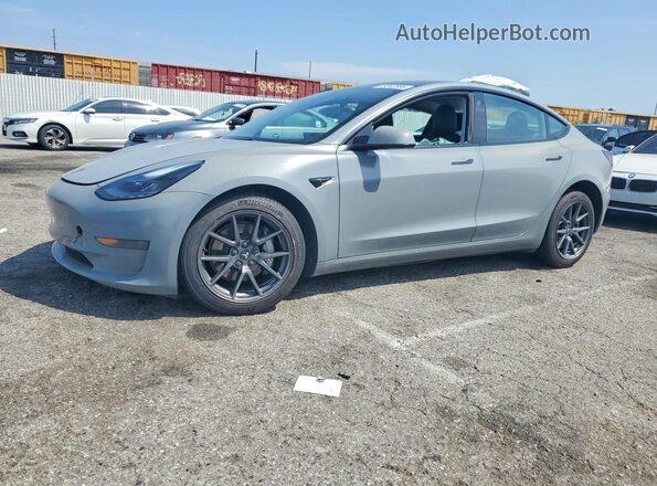 5YJ3E1EA2NF157253 2022 TESLA MODEL Gray Przód lewy
