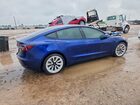 2022 Tesla Model 3 Синий vin: 5YJ3E1EA2NF289896