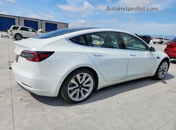 5YJ3E1EA3LF802473 2020 TESLA MODEL Белый Задняя правая четверть