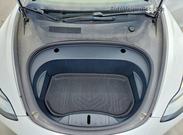 5YJ3E1EA3LF802473 2020 TESLA MODEL Белый Вид задней части салона