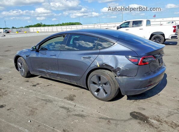 5YJ3E1EA4MF085129 2021 TESLA MODEL Угольный Задняя левая четверть