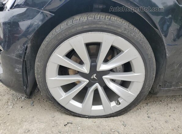 5YJ3E1EA4NF286126 2022 TESLA MODEL Черный 