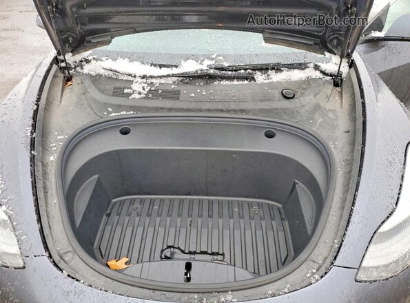 5YJ3E1EA6MF976751 2021 TESLA MODEL Gray Vista interior trasera