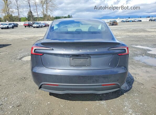 5YJ3E1EA6RF831796 2024 TESLA MODEL Gray Vista trasera