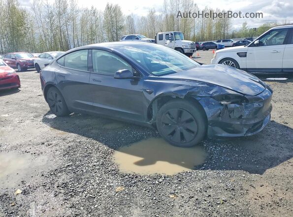 5YJ3E1EA6RF831796 2024 TESLA MODEL Gray Delantero derecho