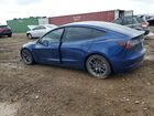 2021 Tesla Model 3 Синий vin: 5YJ3E1EA9MF059898