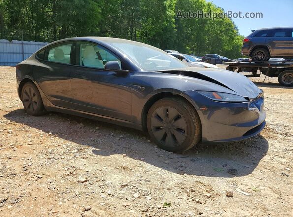 5YJ3E1EA9SF981004 2025 TESLA MODEL Черный Передняя правая четверть