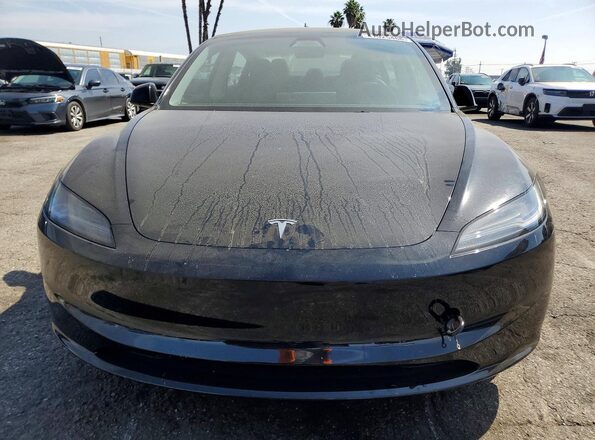 5YJ3E1EAXRF765902 2024 TESLA MODEL Черный Вид спереди