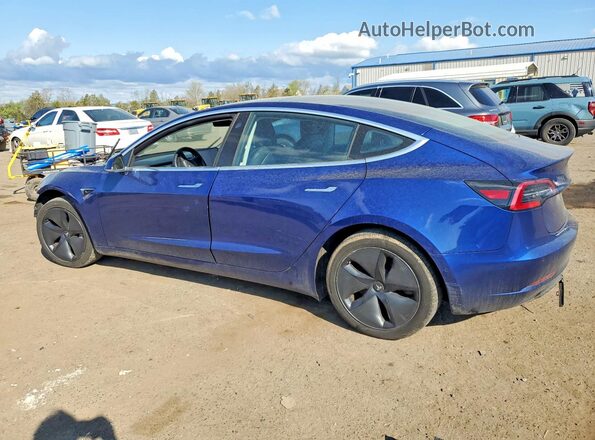 5YJ3E1EB0JF120298 2018 TESLA MODEL Синий Задняя левая четверть