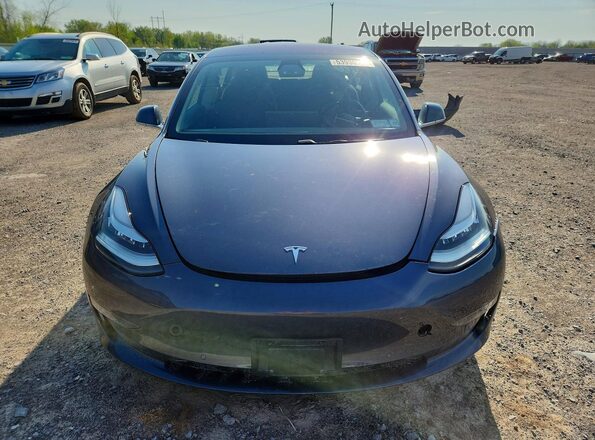 5YJ3E1EB0JF128482 2018 TESLA MODEL Угольный Вид спереди