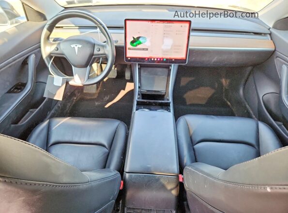 5YJ3E1EB0JF128482 2018 TESLA MODEL Угольный Вид панели приборов