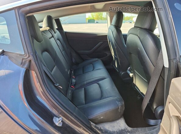 5YJ3E1EB0JF128482 2018 TESLA MODEL Угольный Вид задних сидений