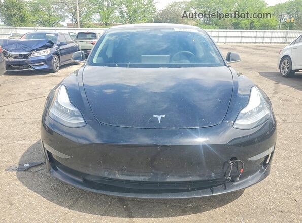 5YJ3E1EB0KF385269 2019 TESLA MODEL Черный Вид спереди