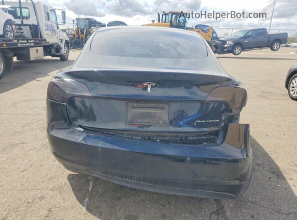 5YJ3E1EB0KF385269 2019 TESLA MODEL Черный Вид сзади