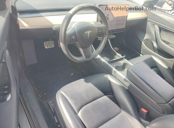 5YJ3E1EB0KF385269 2019 TESLA MODEL Черный Вид панели приборов