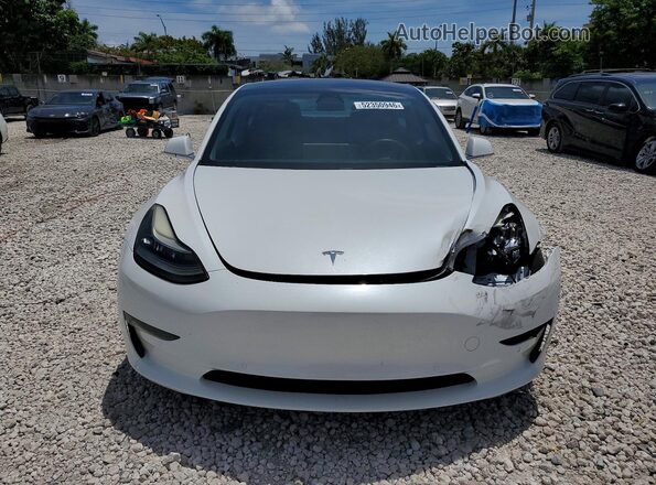 5YJ3E1EB0KF442313 2019 TESLA MODEL Белый Вид спереди